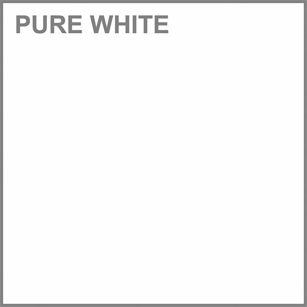 Bush Home Fairview 60W Hutch for L Shaped Desk in Pure White and Shiplap Gray