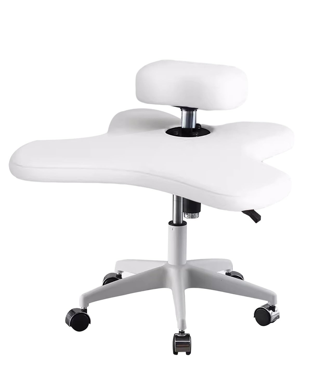 Cross Kneeling Meditation Chair,Kneeling Ergonomic Chair Cross Legged Office Chair Yoga Desk Chair for Meditation, Wide 2 Cushion Seat Cross Legged Squatting Kneeling Office Recliner, Home B