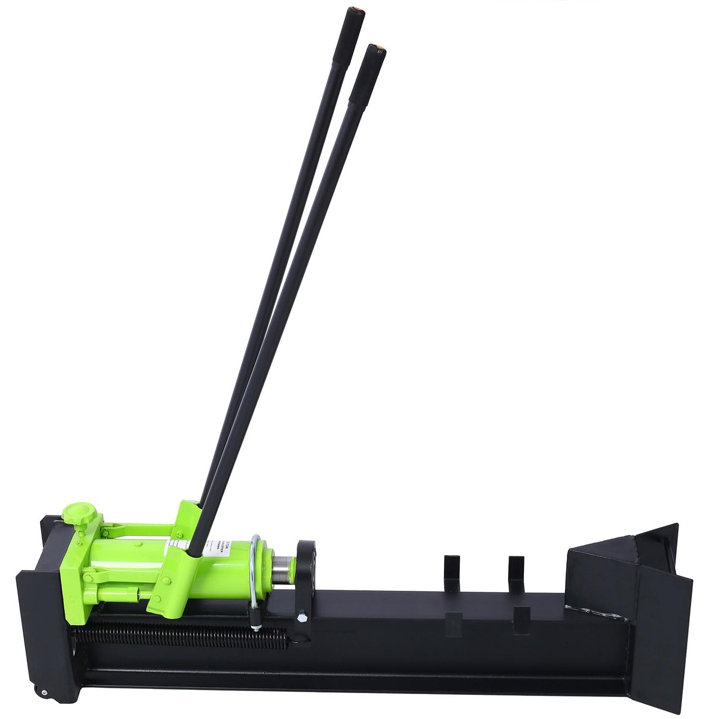 HOYOC Log Splitter Portable, Heavy Duty 10 Ton Horizontal Log Splitter Wood Cutter Manual Hydraulic 2 Speed Wheel Hydraulic Log Splitter w/Built-in Wheel Durable Manual Wood Splitter