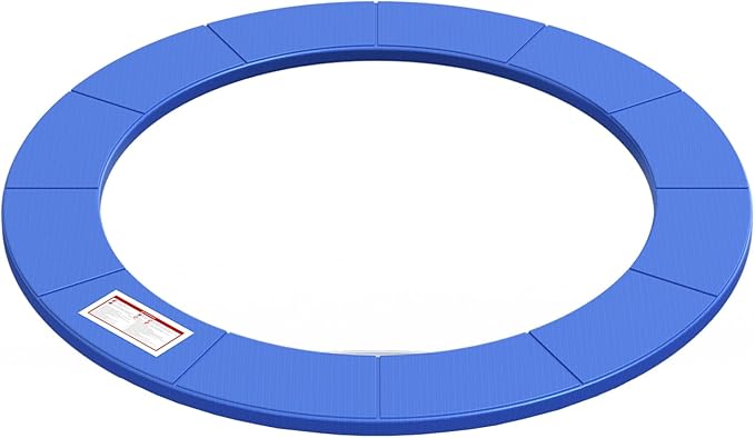 LANGXUN Universal Trampoline Repalcement Safety Pad, 8ft 10ft 12ft 14ft 15ft 16ft Waterproof Surround Spring Foam Cover for Round Frame