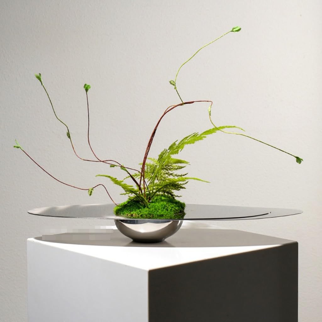 Artificial Bonsai Tree Light Luxury Hotel Living Room Table Floral Arrangement Stainless Steel Decoration Simulated Indoor Greening Fake Tree