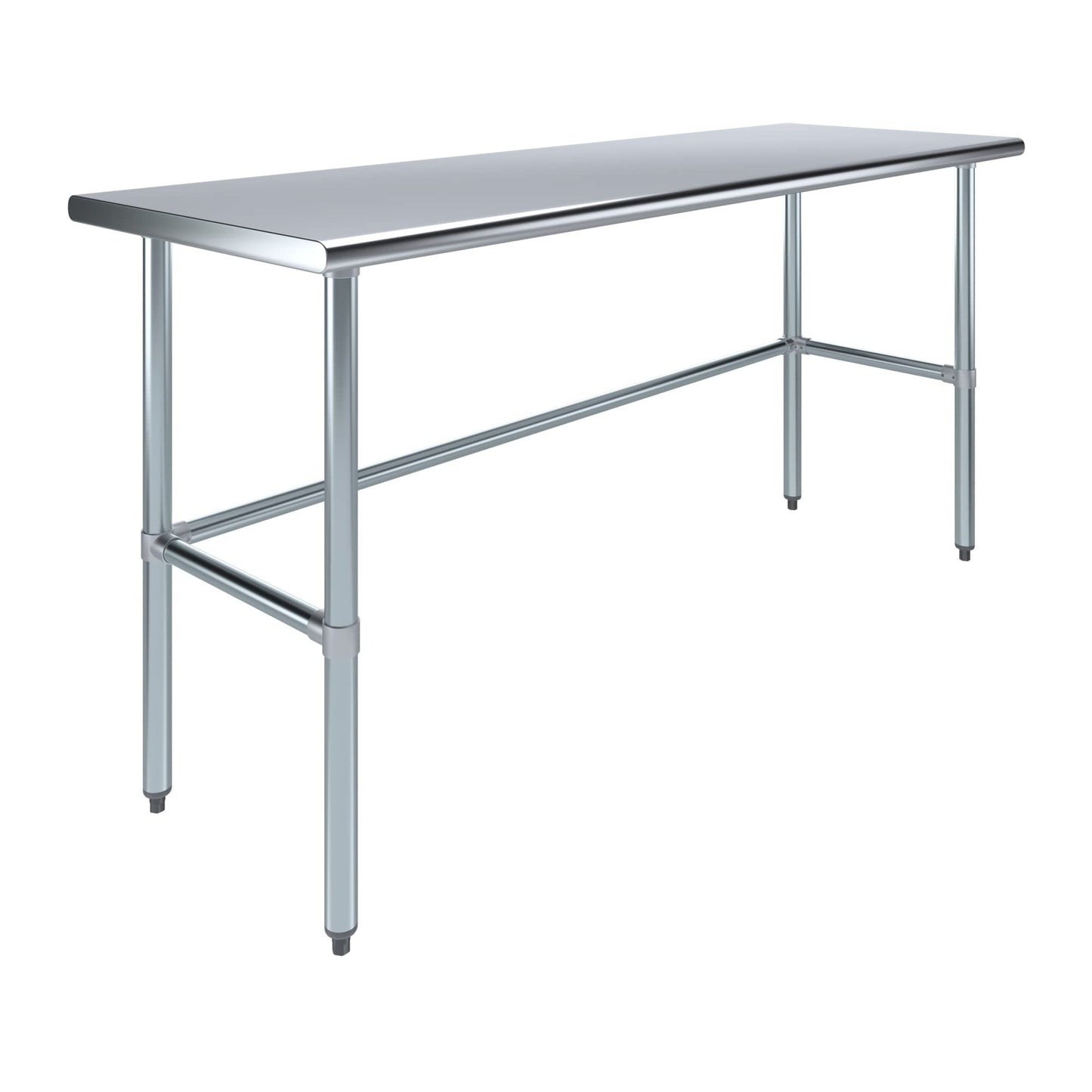 KPS Commercial Stainless Steel Work Table with Crossbar β 30" x 36" NSF Certified Heavy Duty Prep Table for Restaurant, Kitchen, or Food Truck