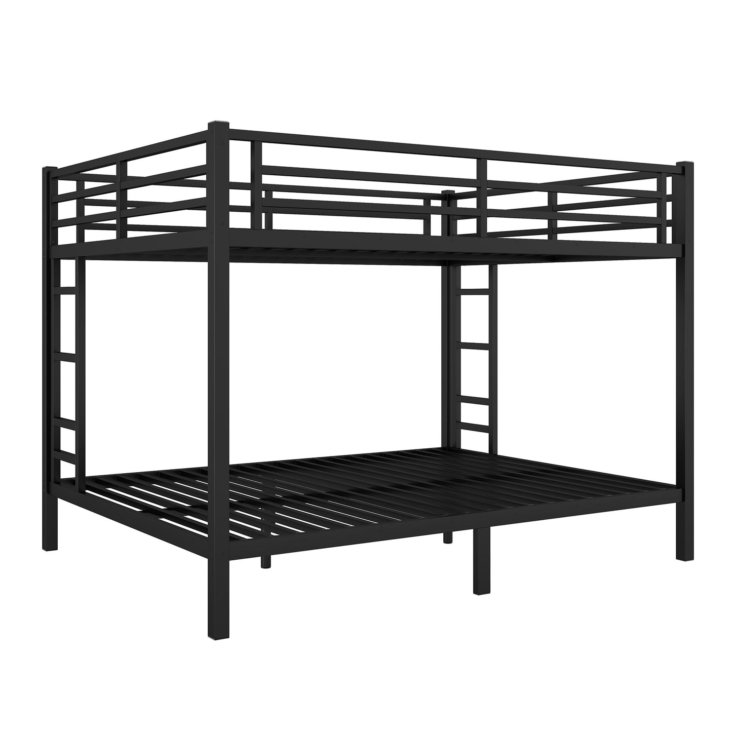 Bellemave Queen Over Queen Bunk Bed for Adults