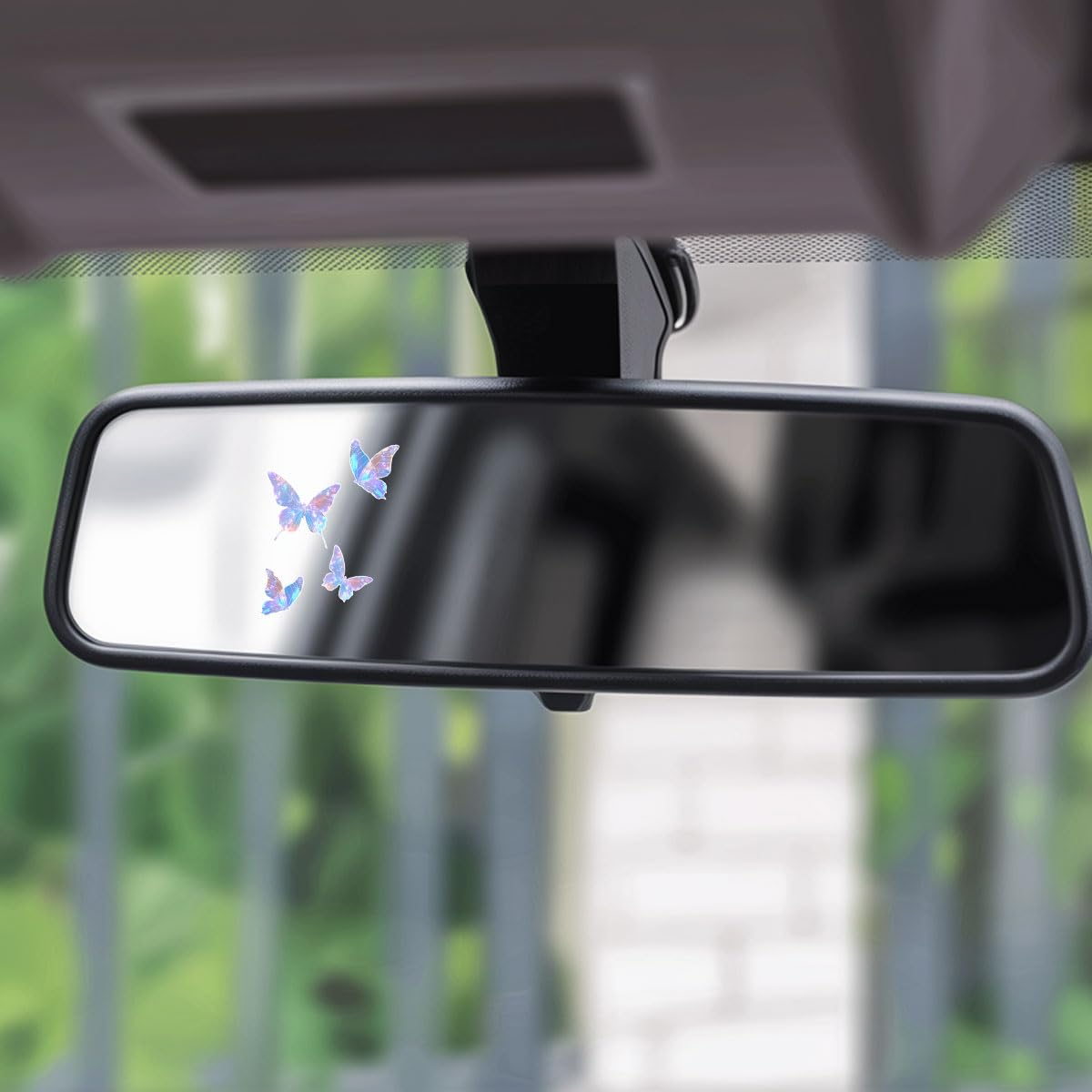 3 Pcs Butterfly Sticker β Aesthetic UV DTF Waterproof Vinyl Decal for Car Mirror, Laptop, Glass, Window, Journals, Symbol of Transformation and Beauty Gift for Women, Teens β 3 Inches (Butterfly)