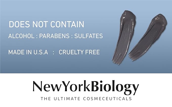New York Biology Dead Sea Mud Mask for Face, Body | with Stem Cell and Collagen | Spa Quality Pore Refiner for Oily Skin | Natural Skincare for Women, Men | Tighten Skin | 4 oz (Pack of 2)