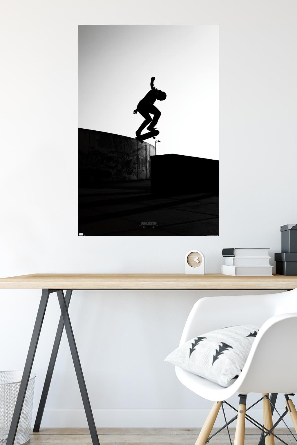 Trends International Skateboarding - Silhouette Wall Poster, 22.375" x 34", Premium Unframed Version
