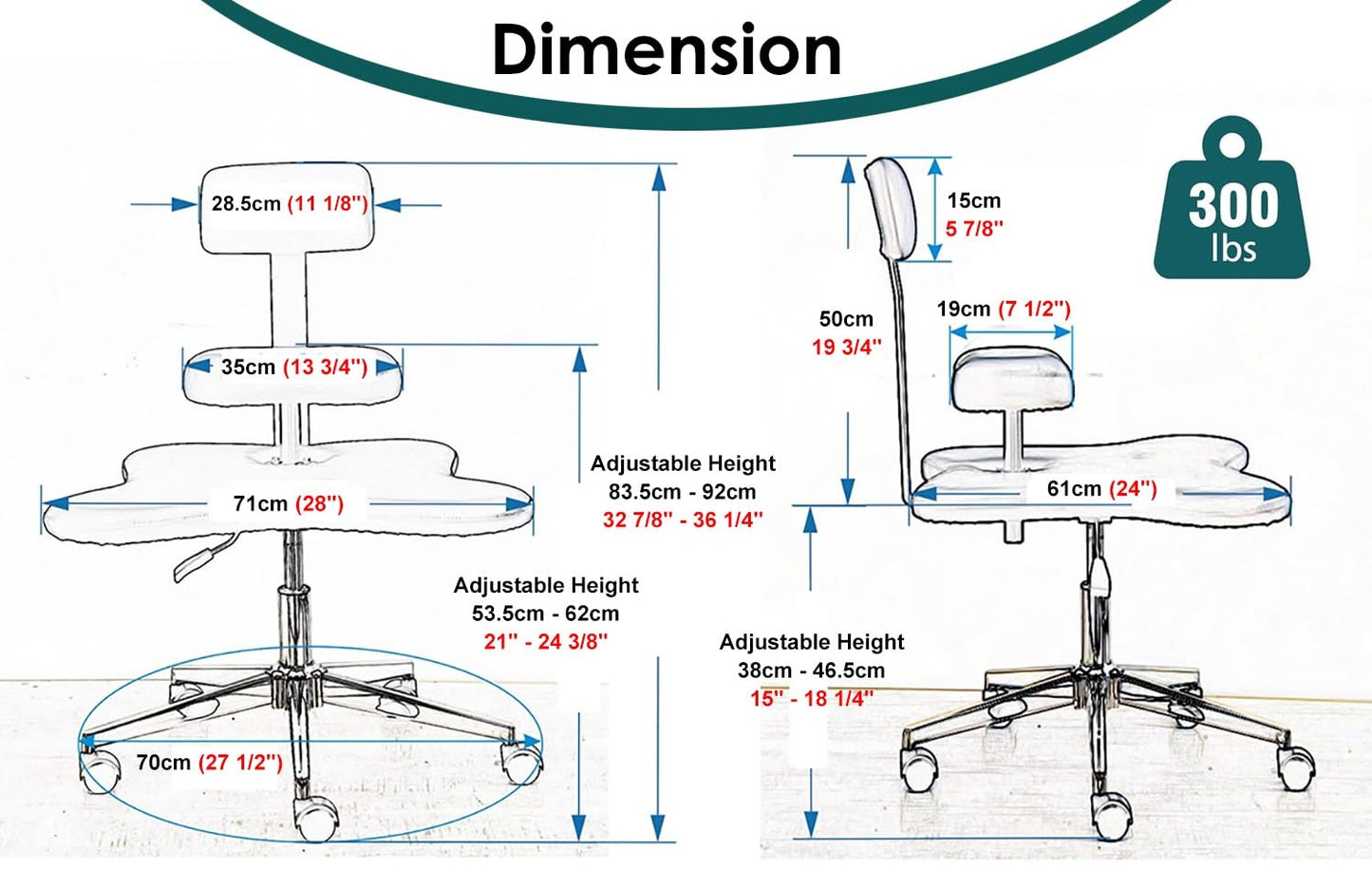 Cross Kneeling Meditation Chair,Ergonomic Office Chair Cross Legged Office Chair Swivel Kneeling Chair Ergonomic for Office, 24 x 28 Inch Wide Seat, Armless Cross Legged Stool for Home Bedro