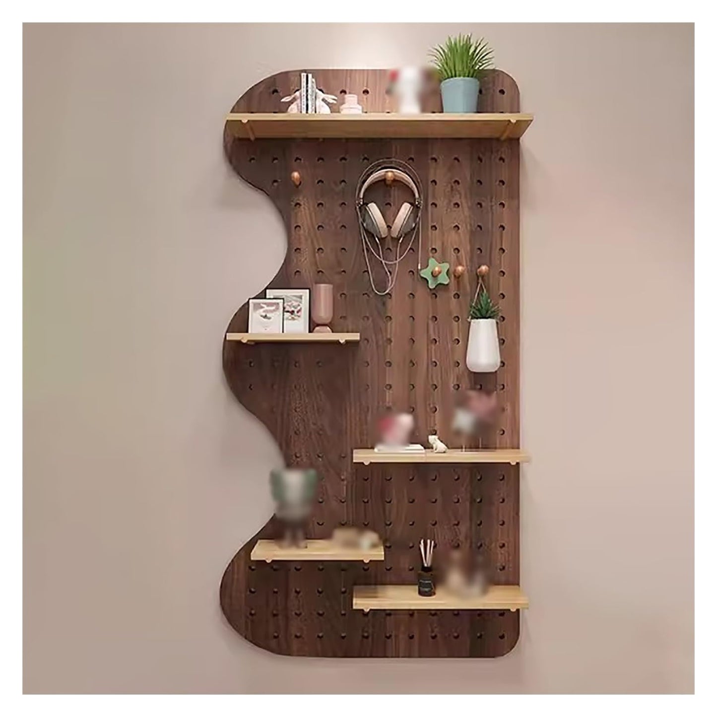 Grid Display Rack Grid Panel for Retail Display Floor Standing Flat Panel Display Stand,Pegboard Panels,Pegboard Wall Organizer,Pegboard Shelf Pegboard Panels Kit,Wooden Peg Boards,Peg Board