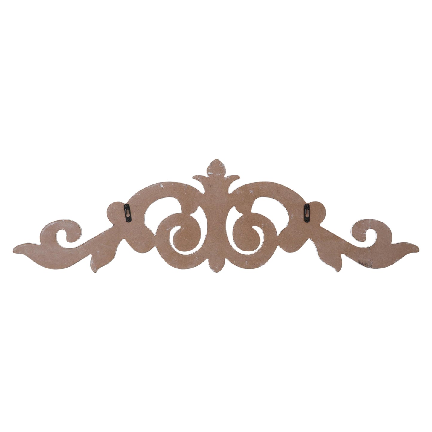 SOFE Rustic Wood Scroll Wall Decor, 35 × 10 Inches Over The Door Decor, Shabby Chic White Above Couch Wall Decorations, Large Hanging Artwork for Bedroom, Hallway Entryway