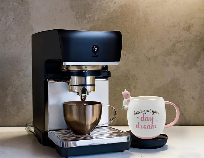 Decodyne Funny Unicorn Coffee Mug 14 Ounce, Gag Gifts for Adults, White Elephant Gifts, Cute Stuff For Women and Teen Girls, Coworker Office Gift, Cool Stuff