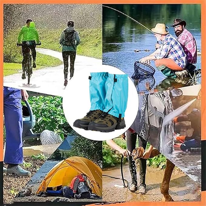 Ankle Gaiters,Lightweight Adjustable Leg Gaiters for Men Women, Waterproof Hiking Gaiters for Snow,Trail Running,Hiking,Hunting,Walking,Skiing