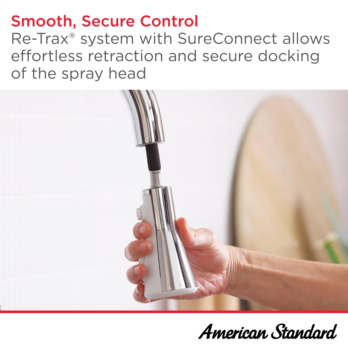 American Standard 104880DC00 Aspirations Touchless Pull-Down Kitchen Sink Faucet, 1.8 GPM, Stainless Steel