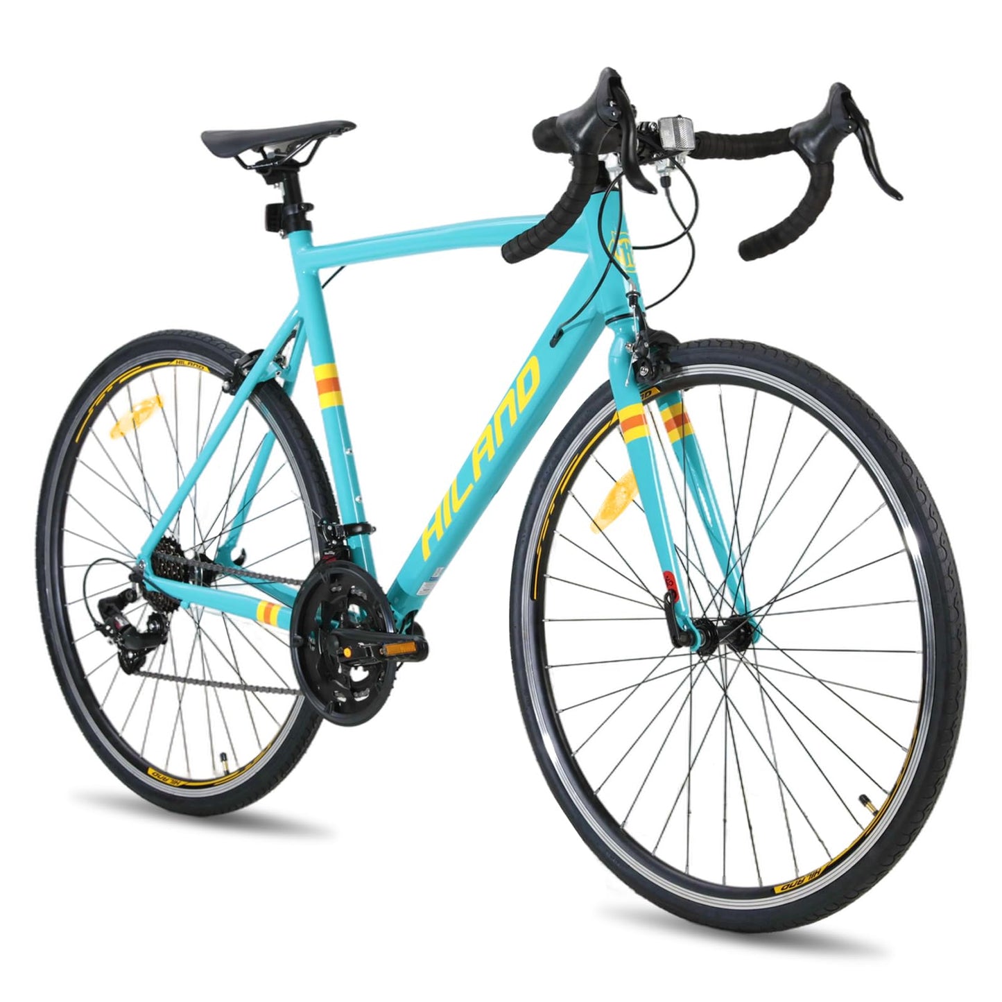 HH HILAND Adult Road Bike 700c Racing Bike with 14 Speeds, Aluminum Frame, Caliper Brake, City Commuter Bicycle for Women Men