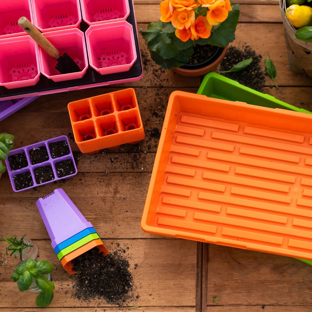 Bootstrap Farmer Ultimate Seed Starter Kit Multicolor with Humidity Domes for Indoor Seed Starting, Propagating, Germinating