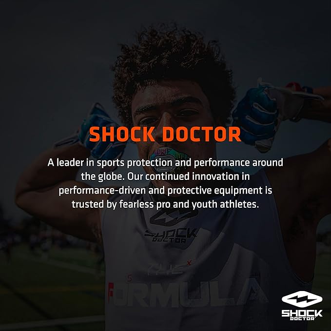 Shock Doctor, Gel Max Power Flavor Mouth Guard, Football, Lacrosse, Hockey, MMA, Boxing, Youth & Adult