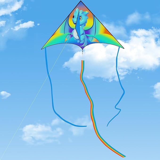 Large Kites for Adults Kites for Kids Ages 4-8, 8-12 Beach Park Outdoor Game Activities, Gifts for Easter and Festival