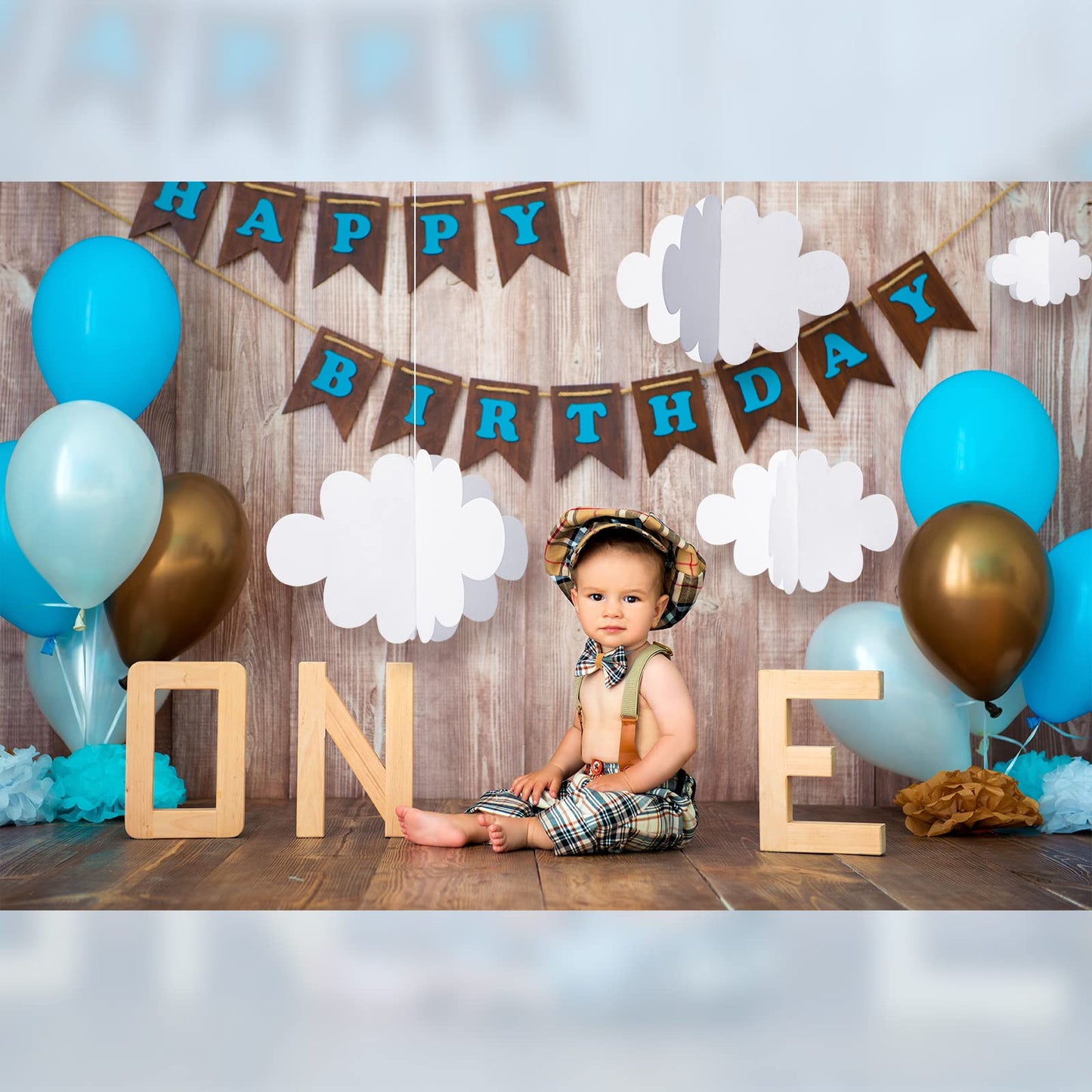 8 Pcs 3D Cloud Decoration Hanging for Ceiling Game Themed Party Decoration Artificial Cloud Ornament Hanging Ceiling Wall Banner Decor for Birthday Wedding Baby Shower Nursery Children Room