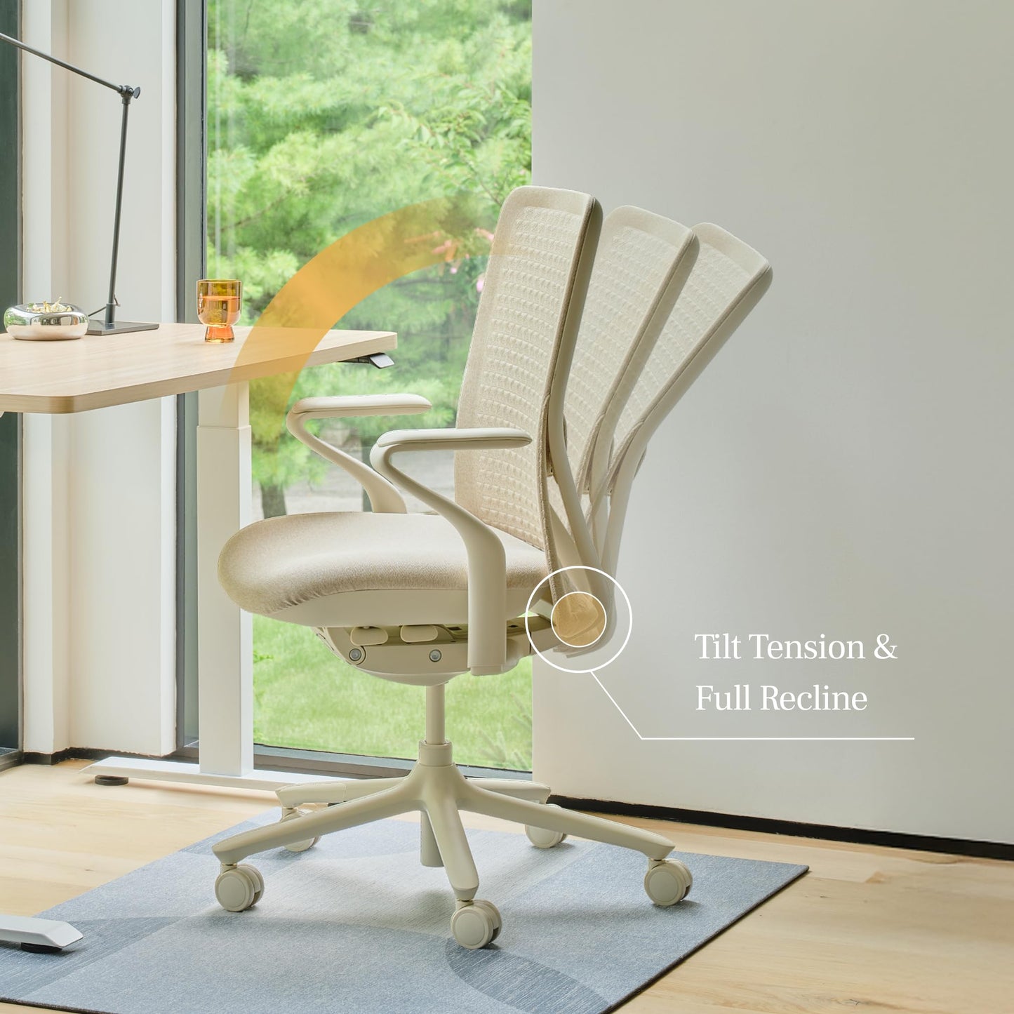 Branch Verve Chair - High Performance Executive Office Chair with Contoured Back and Adjustable Lumbar Support - High Density Foam Cushion and 3D Knit Back - Fits 5' to 6', Up to 275 lbs, Mist