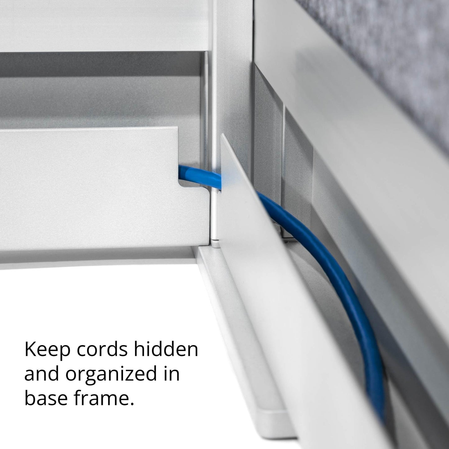 Stand Up Desk Store ReFocus Modular and Expandable Office Partition Wall System (53x70 Starter + 53x70 Extension)