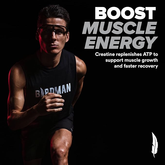 Micronized Creatine Monohydrate Powder, Muscle Recovery, Caffeine Free, Creatine Pre Workout, Vegan, Post Workout, Gluten Free, Sugar Free | 80 Servings (5 Grams Each) | 0.8lb