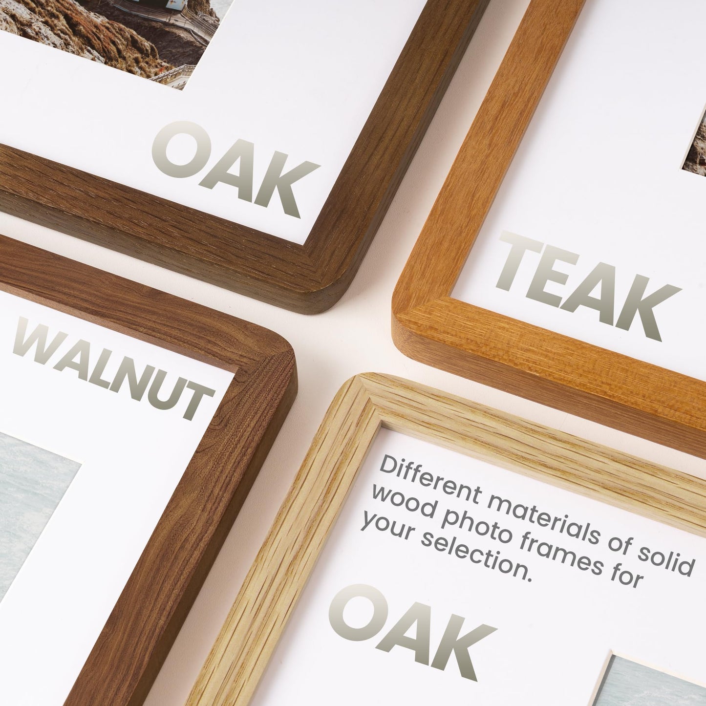 Dreamland 4x6 Picture Frame with Mat for 3.5x5, USA-Sourced Natural Walnut Wood Photo Frames with Resistant Plexiglass, 4 x 6 Handcrafted Round Corner Wooden Frame for Gallery Art Prints or Home Decor