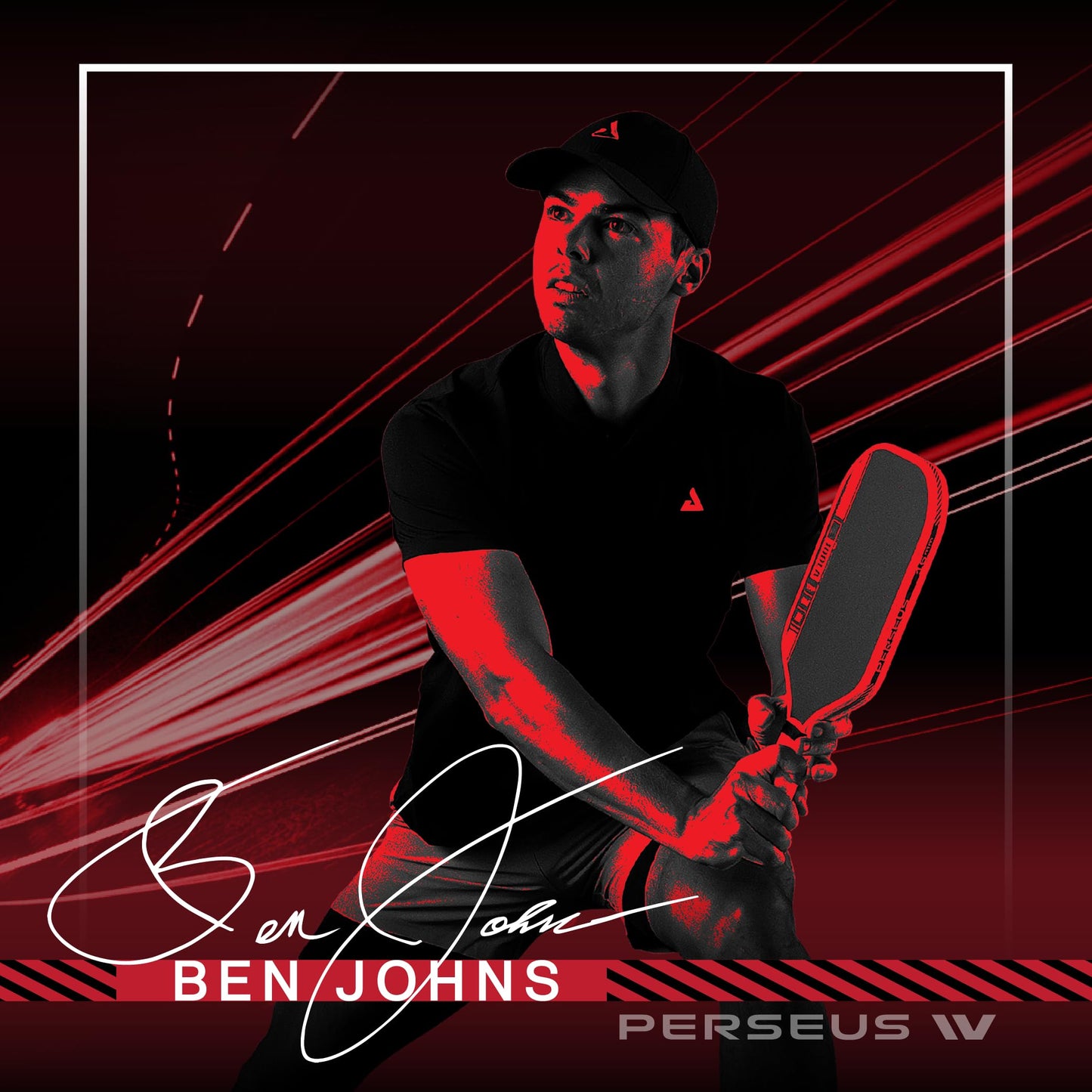 JOOLA Ben Johns Perseus Pro IV 14mm Pickleball Paddle - Tech Flex Power - Elongated Shape for Power & Spin - Propulsion Core Increases Power & Touch - UPA-A Certified - USAP Approved - NFC Chip