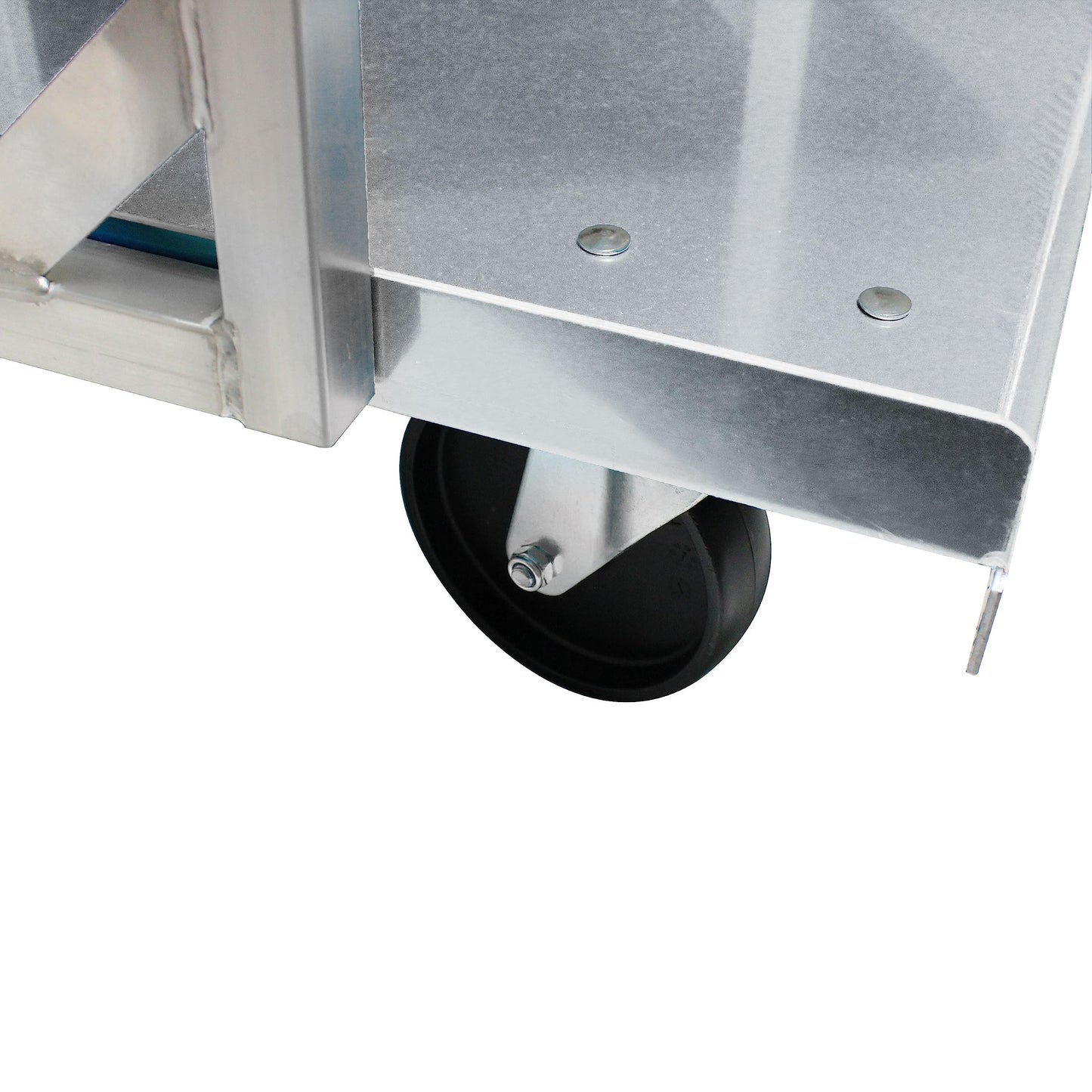 TrueCraftware- Heavy Duty Aluminum Full Size Sheet Pan Truck with 4 Each of 5" Swivel casters- Commercial Bakery Track for Full Size Sheet Kitchen Restaurant Cafeteria Pizzeria Hotel and Home