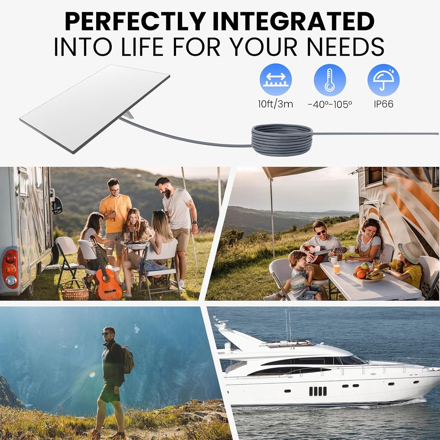 (10FT) Starlink Mini Cable, Starlink Mini USB C to DC Power Cable, Waterproof Design, Plug and Play, Suitable