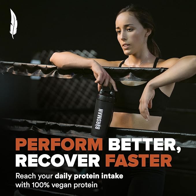 Falcon Performance Vegan Protein Powder, 31g Protein, 5g Creatine, 5g BCAA, Probiotics, Electrolytes, Pre Workout, Low Carb, Sugar Free & Dairy Free, Plant Based Chocolate Protein -47 servings