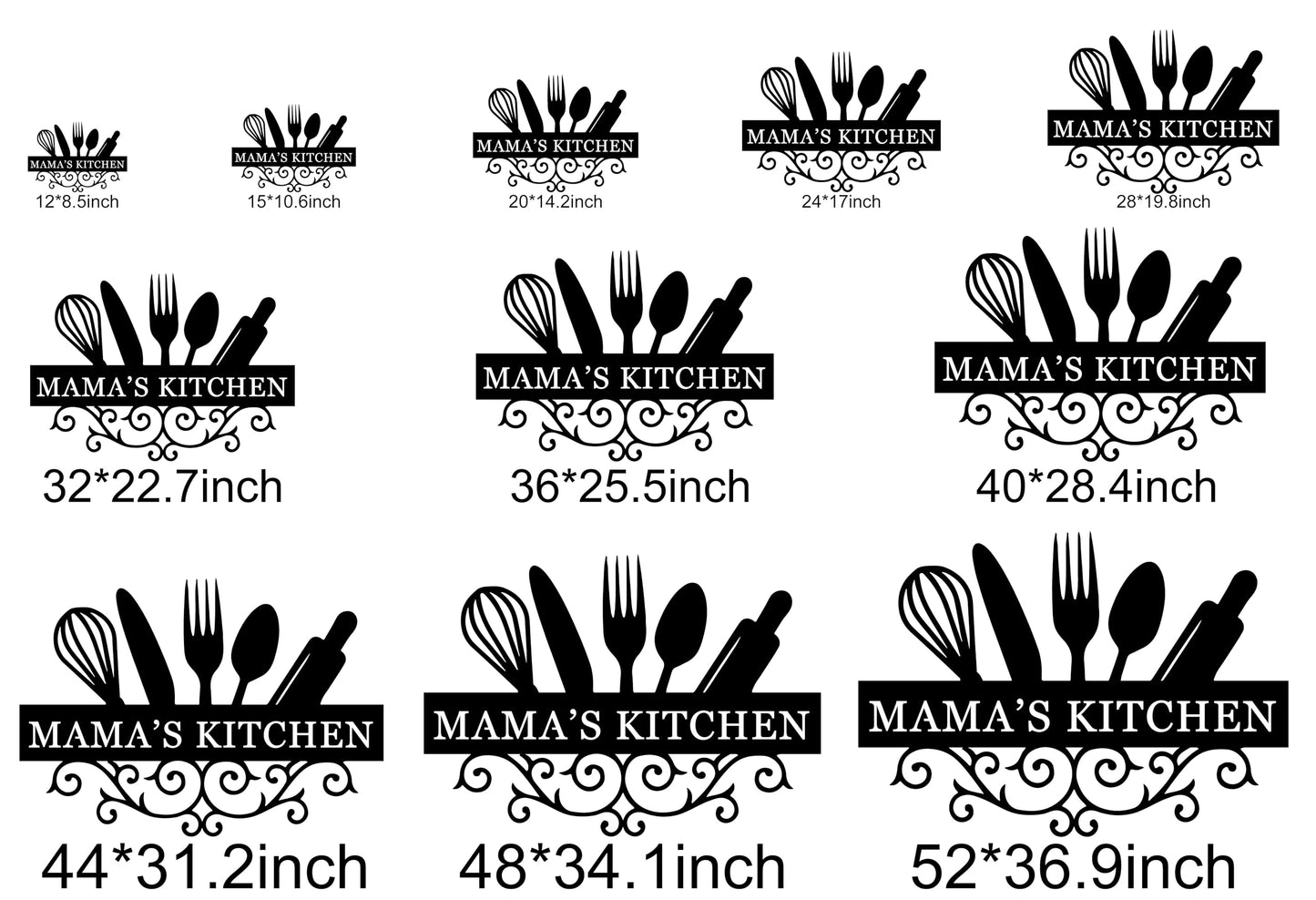 Personalized Kitchen Name Sign, Custom Family Kitchen Sign, Kitchen Wall Decor, Family Name Metal Sign, Housewarming Present, Restaur Home Decor, Kitchen Presents