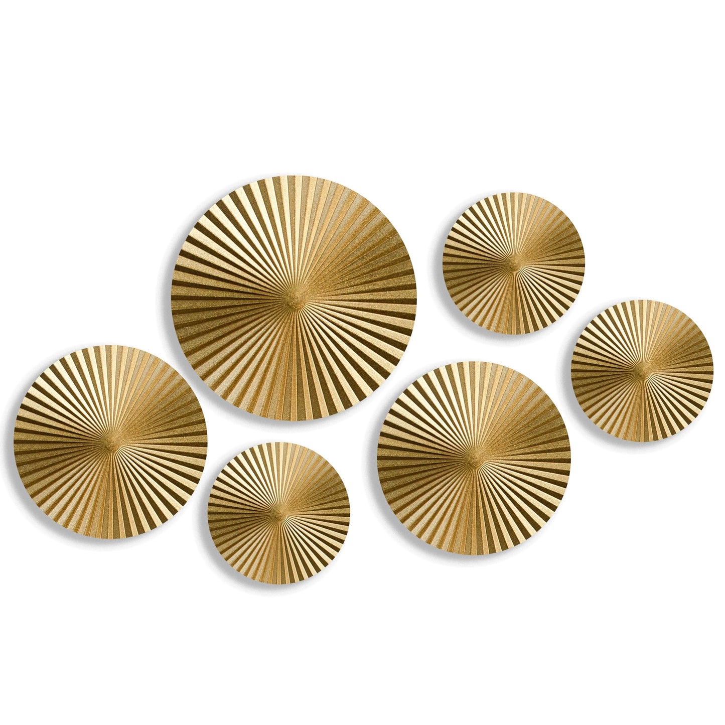 JWZSKZYZ Gold metal wall decor art, modern minimalist home decoration wall art, hanging metal wall art decoration bedroom, living room, kitchen, dining room, office wall sculpture.(Gold-A)