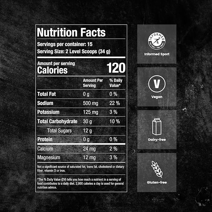 Precision Fuel PF 60 Carb & Electrolyte Drink Mix Powder for Hydration & Energy - Endurance Sports Nutrition, Vegan, Hypotonic - 60g Carb, 1000mg Sodium per Litre - Mild Citrus Flavor, 5-Pack
