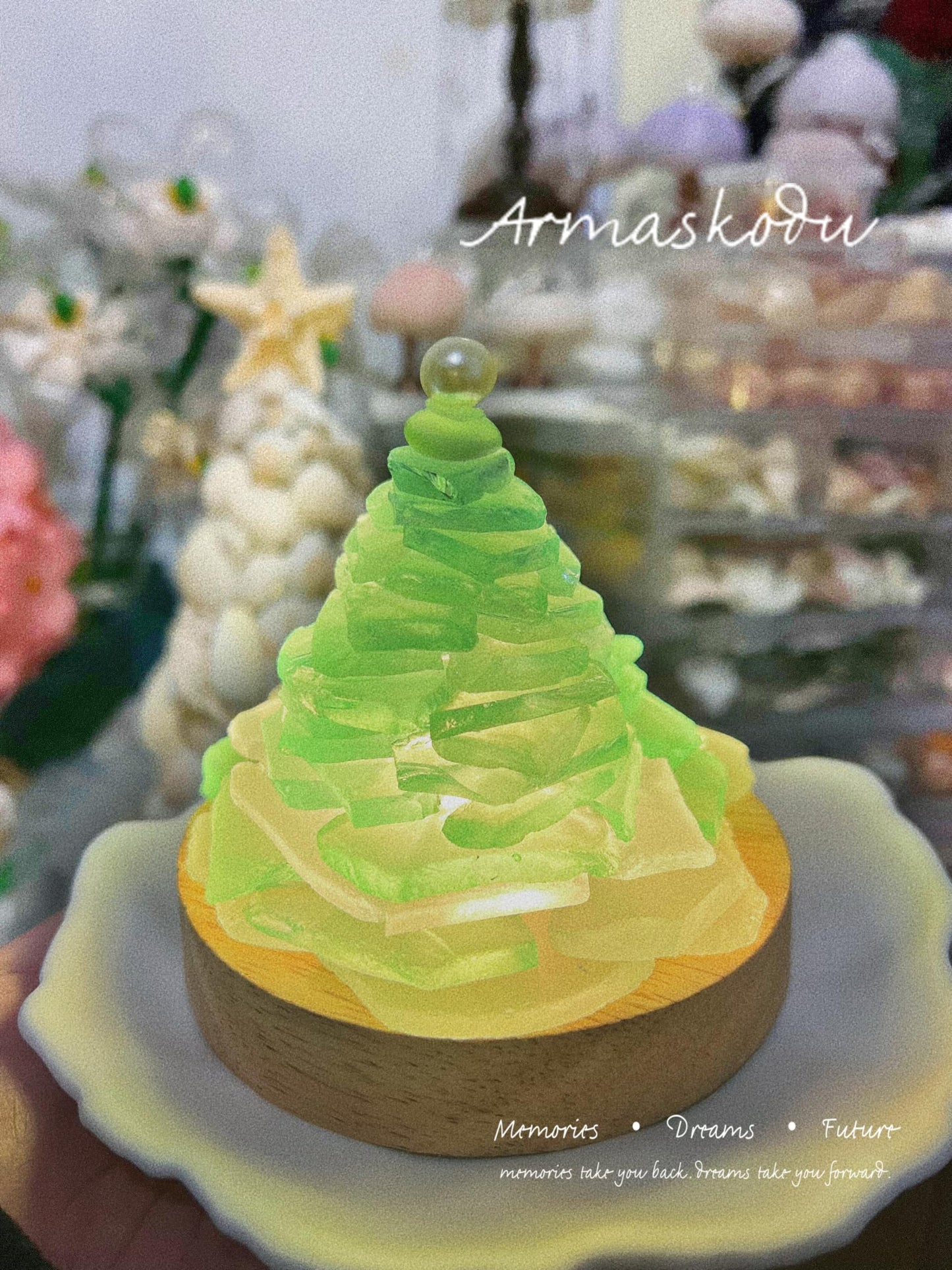 Tumbled Sea Glass 31oz - Frosted Crafting Gems for Christmas Tree Decor, Wreath DIY & Vase Filler | Beach Glass Pieces for Holiday Crafts and Home Décor(Dark Green)