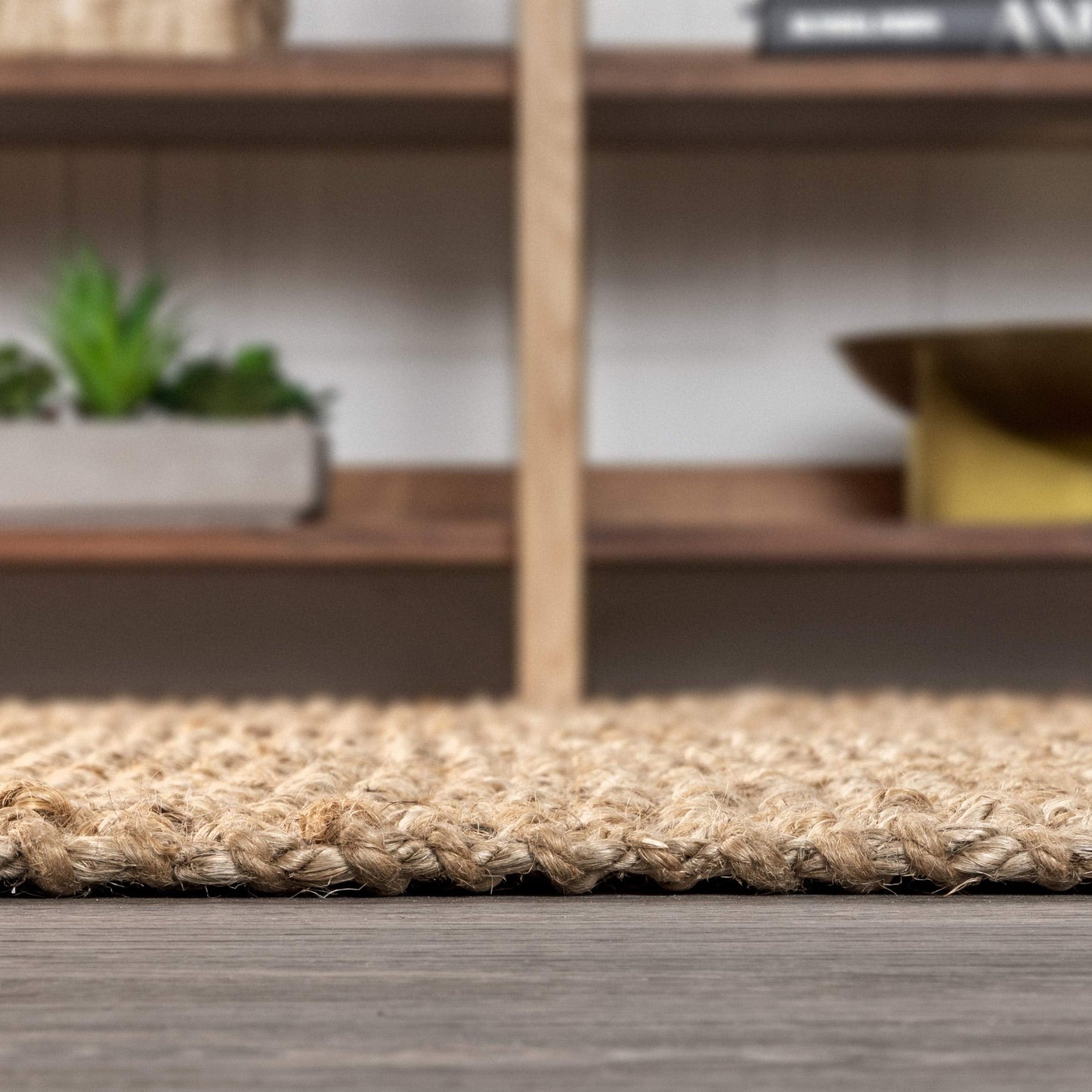 JONATHAN Y Pata Hand Woven Chunky Jute Natural Indoor Area Rug, 3x5, Bohemian, Rustic, Cottage, Easy-Cleaning for Living Room, Bedroom, Kitchen, Non-Shedding (NRF102A-3)
