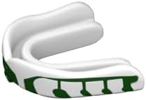 Velocity Champion Junior Mouthguard, 2 Pack, Green & White - for Ages 5 to 10 - Ideal for Lacrosse, Football, Hockey, Basketball, Soccer, Boxing, Martial Arts, Field Hockey, and More