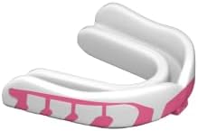Velocity Champion Junior Mouthguard, 2 Pack, Pink & White - for Ages 5 to 10 - Ideal for Lacrosse, Football, Hockey, Basketball, Soccer, Boxing, Martial Arts, Field Hockey, and More