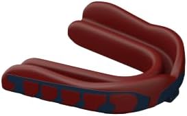 Velocity Champion Adult Mouthguard, 1 Pack, Navy & Red - for Ages 18 and Up - Ideal for Lacrosse, Football, Hockey, Basketball, Soccer, Boxing, Martial Arts, Field Hockey, and More