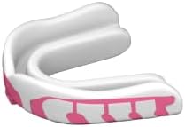 Velocity Champion Junior Mouthguard, 2 Pack, Pink & White - for Ages 5 to 10 - Ideal for Lacrosse, Football, Hockey, Basketball, Soccer, Boxing, Martial Arts, Field Hockey, and More