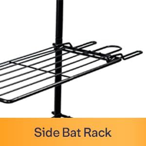 Garage Sports Equipment Organizer, Ball Storage Outdoor Toy Storage, 5 Layers Sports Outdoor Rack Nerf Gun Rack Basketball Rack for Balls with Holder and Hooks.