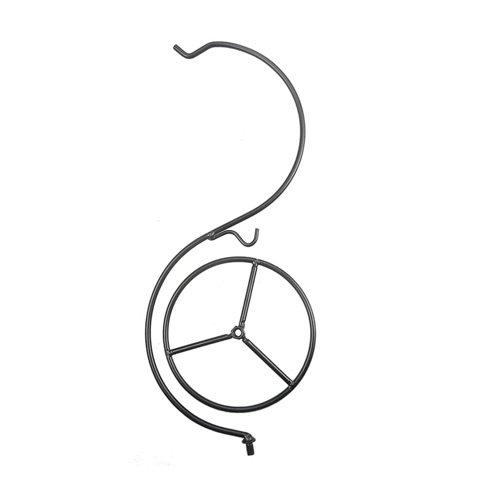 YY YEARCHY Ornament Display Stand Iron Pothook Stand for Hanging Globe Air Plant Terrarium, Witch Ball, Christmas Ornament and Home Wedding Decoration(13.4*4.9",1PCS)