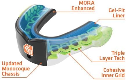 Shock Doctor, Gel Max Power Flavor Mouth Guard, Football, Lacrosse, Hockey, MMA, Boxing, Youth & Adult