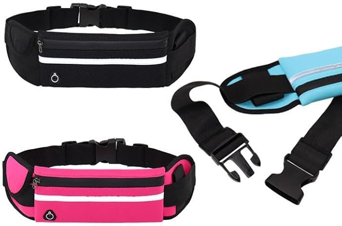 Adjustable Elastic Fitness Fanny Pack for Sports, Running Belt Waist Pack, Waterproof Sports Fanny Pack,Outdoor card wallet，Leisure travel wallet，5 color options available (yellow)