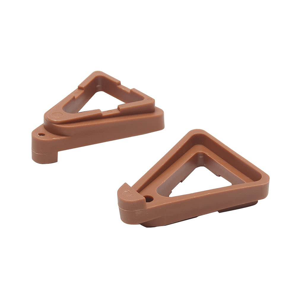 24pcs Plant Pot Feet, Invisible Flower Pots Risers, Breathable Pot Lifters Support, Flower Pots Foot Pads Plant Risers for Outdoor Garden Plants, Prevent Stains and Water Damage(COLOR:brick-red)
