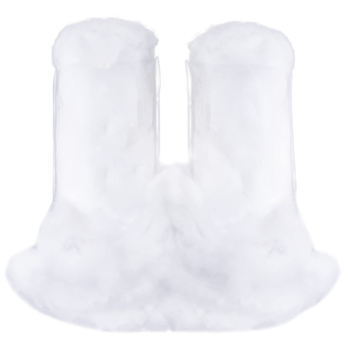 Yolyoo 2pcs Christmas Fake Snow Decoration Fiber Artificial Snow Indoor Fluffy Snow Blanket for Christmas, Village Displays, Winter Mantle Village,Under The Christmas Tree (200g)