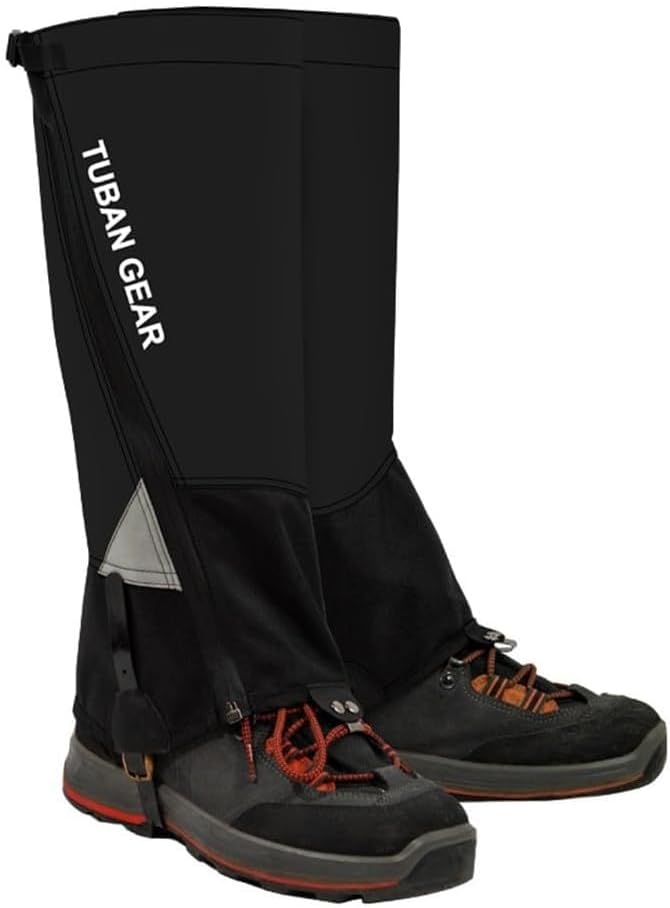 Gaiters for Hiking Waterproof,Leg Gaiters with Upgraded Zipper Design,Lightweight Shoe for Men Women