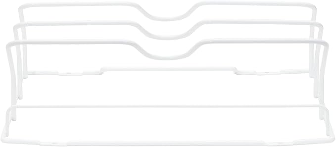 Household Essentials White Steel Door Mount Lid Rack