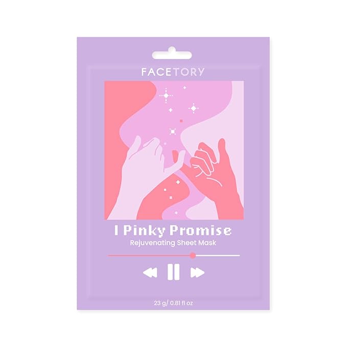 FACETORY K Beauty Face Mask Skin Care ??Radiance & Hydration Sheet Mask for Radiant Skin (5 Pack) | Bachelorette Favors & Girls Night Must-Have