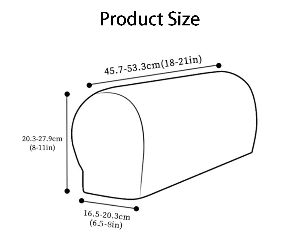 LINGXIYA Set of 2 Sofa Armrest Cover, Soft Stretch Arm Cover for Recliners Sofas Chairs,Couch Furniture Armrest Protector Covers