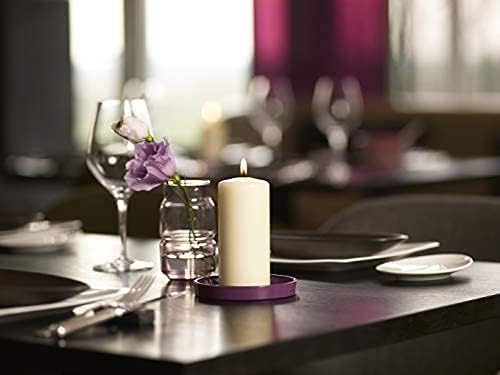 BOLSIUS 12 Ivory Pillar Candles Bulk - 3x6 Inches Candle Set - 70+ Hours Clean Burning - No Palm Oil - 0% Animal Fat - Premium European Quality - Unscented Dripless Party Pillars