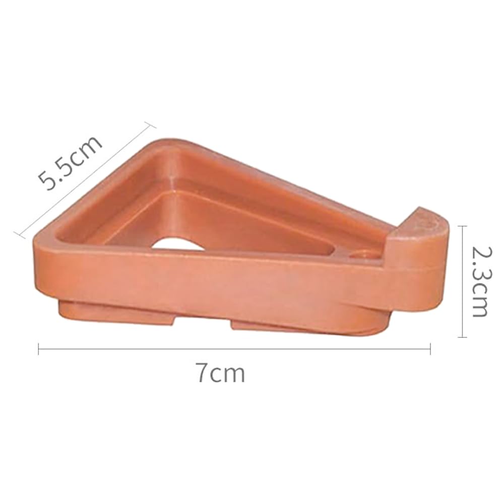 Flower Plant Pot Feet,Pot Toes Pot Lifters Supports Small to Large Flower Planters,Invisible Flower Pot Risers,Potted Plant Stand Feet,Flower Pot Feet Rack for Indoor and Outdoor Planters (24, Orange)
